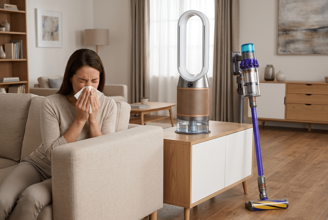 Dyson voor allergieën: stofzuiger of luchtreiniger kiezen?