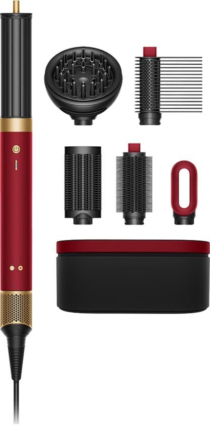 Dyson Airwrap Co-anda 2x Curly + Coily Red Velvet