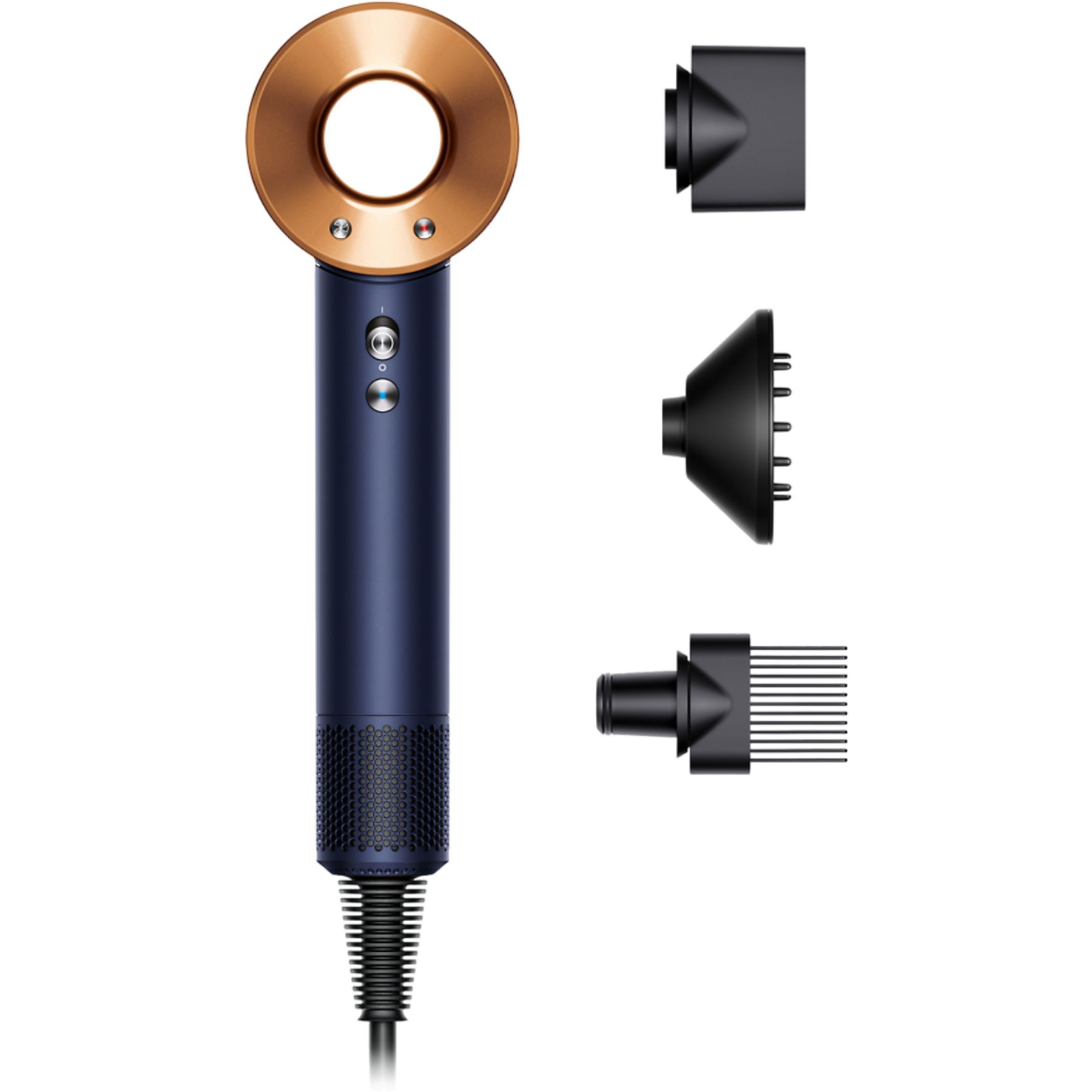 Dyson Supersonic Straight + Wavy Blauw/Koper